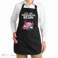 Axolotl Transgende.r Flag Shenanigans Tran.s Transsexual Pride Apron thumb 2