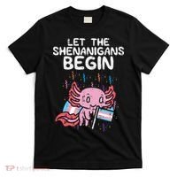 Axolotl Transgende.r Flag Shenanigans Tran.s Transsexual Pride T-Shirt thumb 0