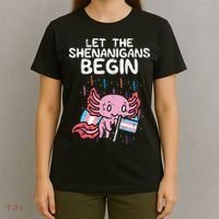 Axolotl Transgende.r Flag Shenanigans Tran.s Transsexual Pride T-Shirt thumb 4