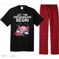 Axolotl Transgende.r Flag Shenanigans Tran.s Transsexual Pride Pajama Set thumb 0