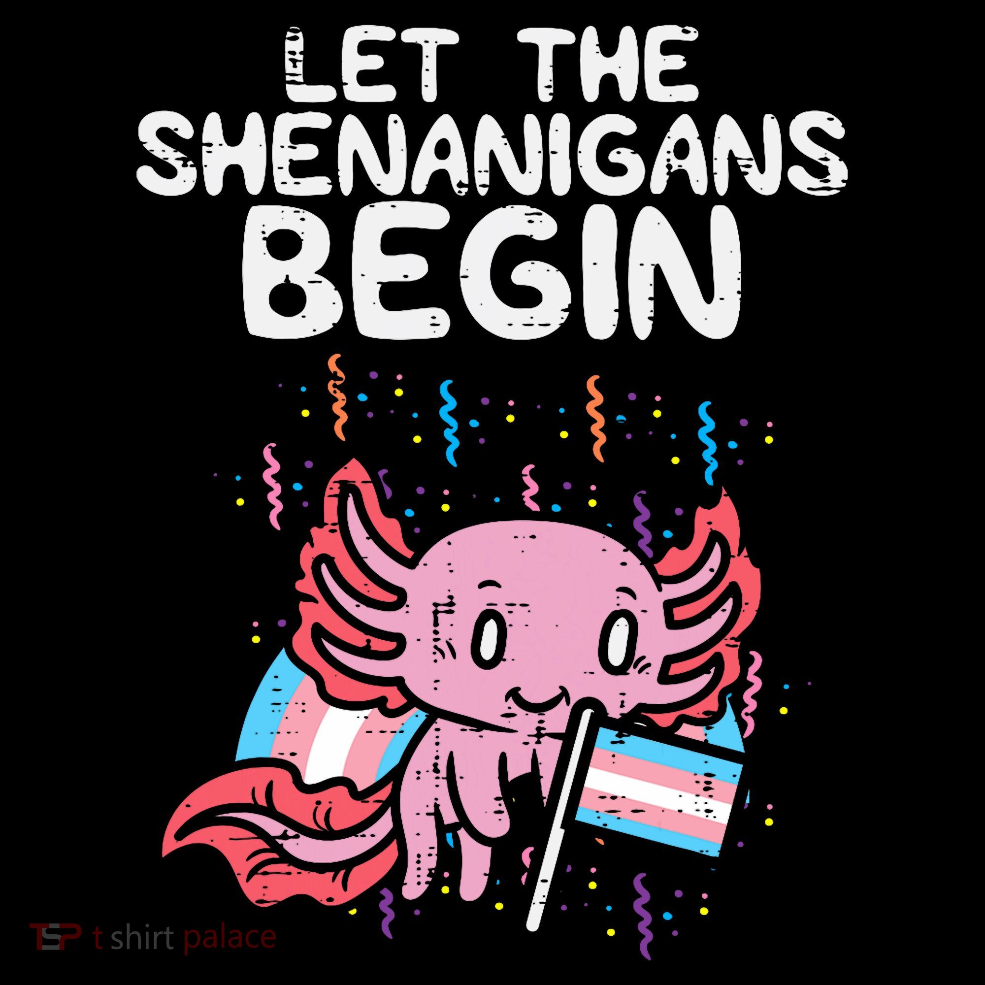 Axolotl Transgende.r Flag Shenanigans Tran.s Transsexual Pride Women's Hoodie
