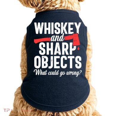 Axe Throwing Funny Targets Hatchet Lumberjack Gift Doggie Tank