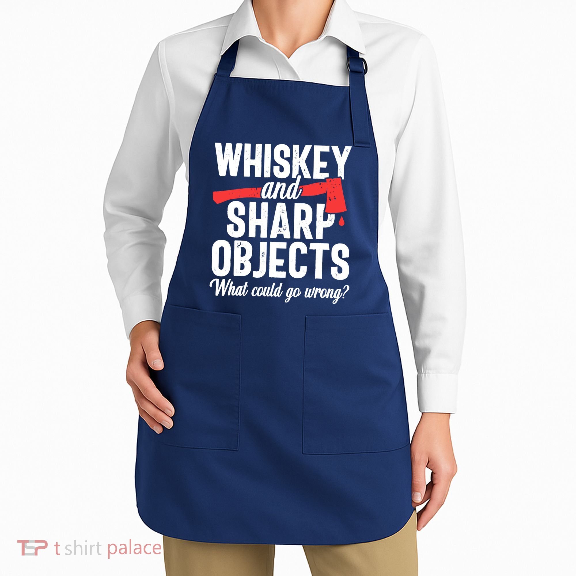 Axe Throwing Funny Targets Hatchet Lumberjack Gift Apron