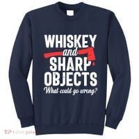 Axe Throwing Funny Targets Hatchet Lumberjack Gift Sweatshirt thumb 0