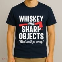 Axe Throwing Funny Targets Hatchet Lumberjack Gift T-Shirt thumb 3