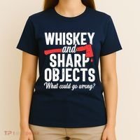 Axe Throwing Funny Targets Hatchet Lumberjack Gift T-Shirt thumb 4