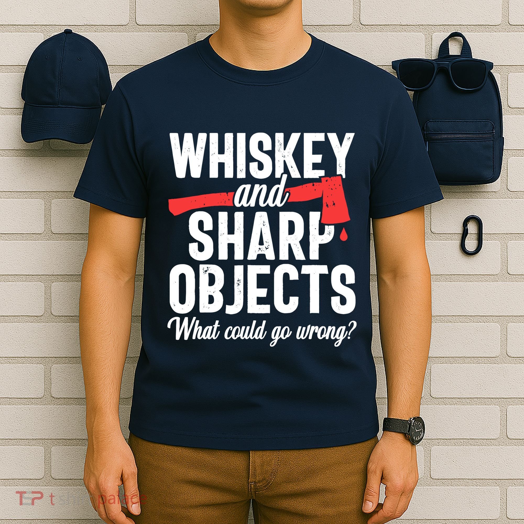 Axe Throwing Funny Targets Hatchet Lumberjack Gift T-Shirt