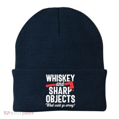 Axe Throwing Funny Targets Hatchet Lumberjack Gift Beanie