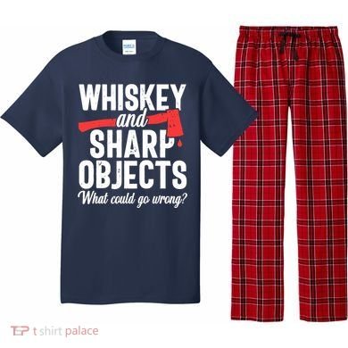 Axe Throwing Funny Targets Hatchet Lumberjack Gift Pajama Set