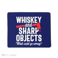 Axe Throwing Funny Targets Hatchet Lumberjack Gift Mousepad thumb 0
