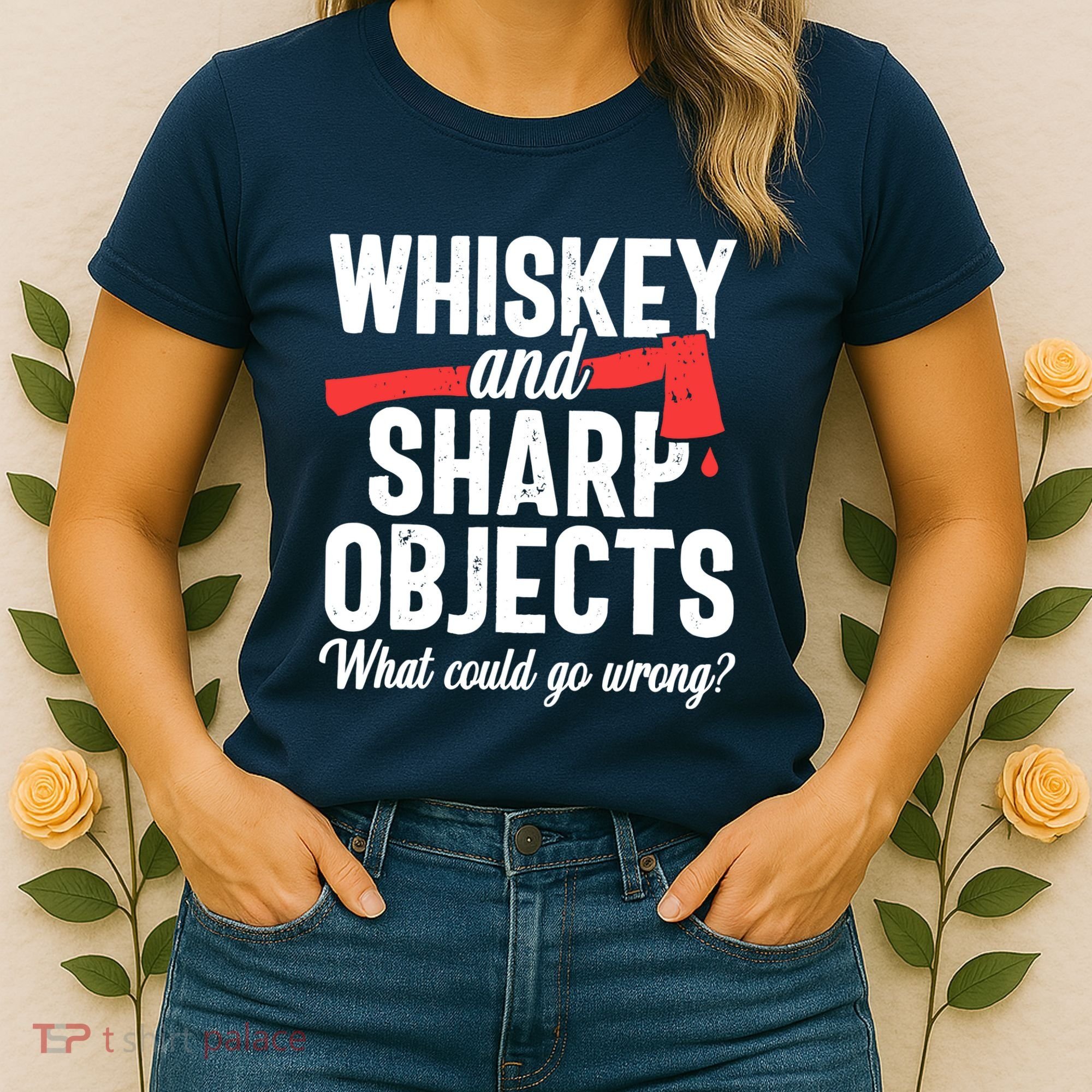 Axe Throwing Funny Targets Hatchet Lumberjack Gift Women's T-Shirt