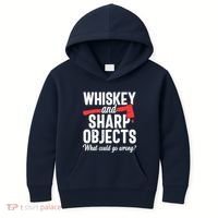 Axe Throwing Funny Targets Hatchet Lumberjack Gift Kids Hoodie thumb 0