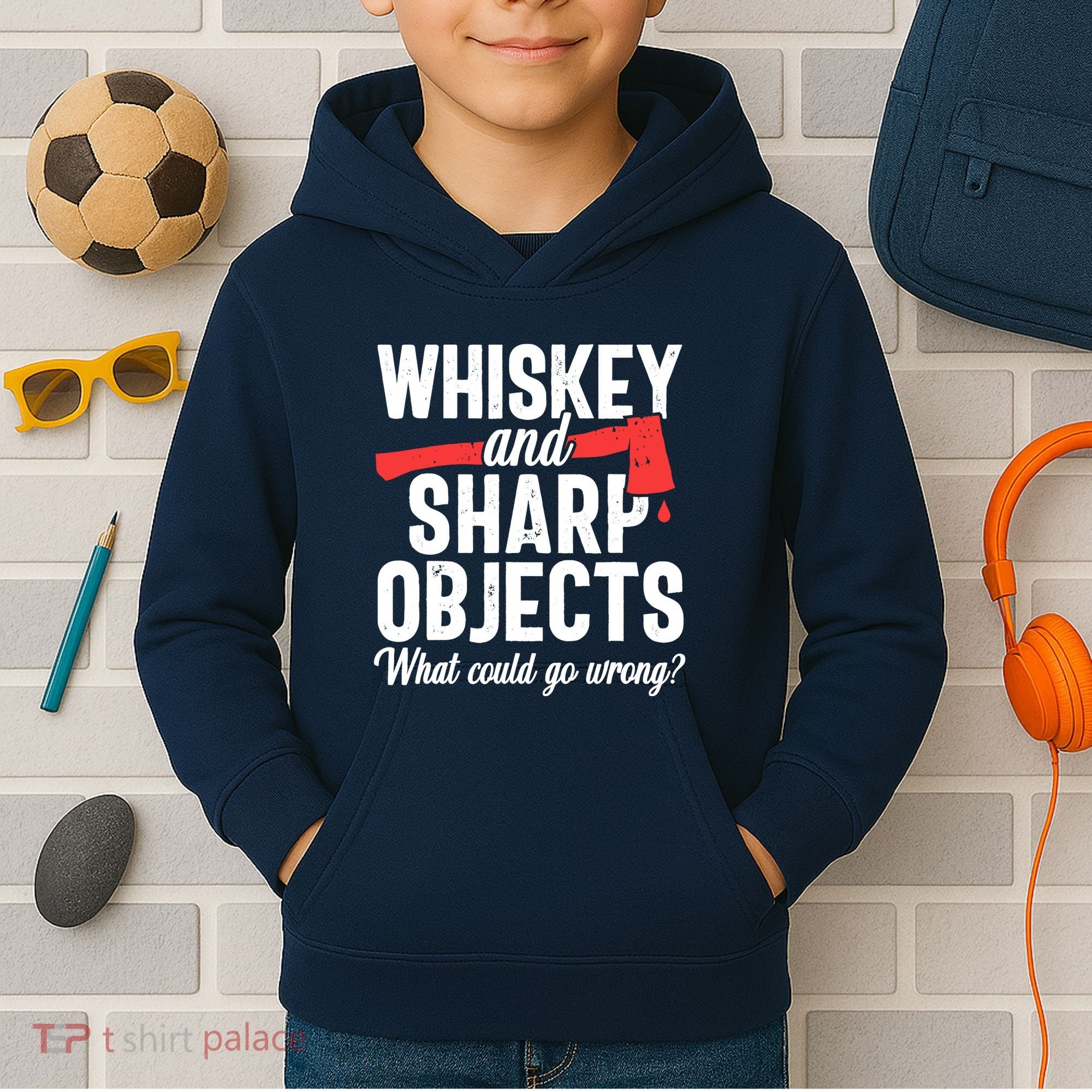 Axe Throwing Funny Targets Hatchet Lumberjack Gift Kids Hoodie