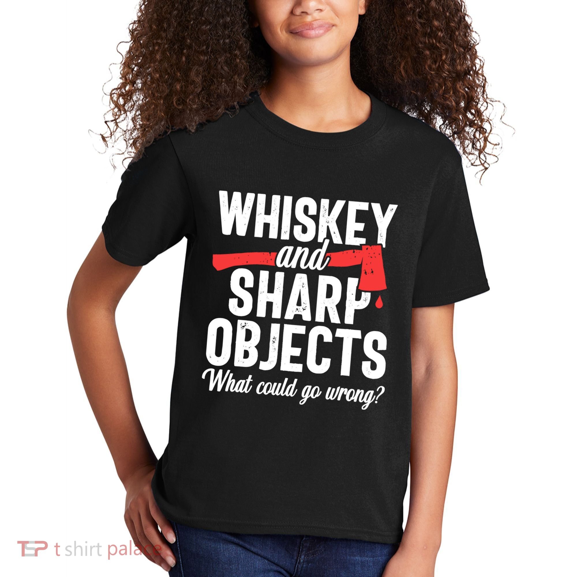 Axe Throwing Funny Targets Hatchet Lumberjack Gift Kids T-Shirt