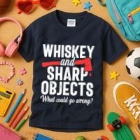 Axe Throwing Funny Targets Hatchet Lumberjack Gift Kids T-Shirt thumb 3