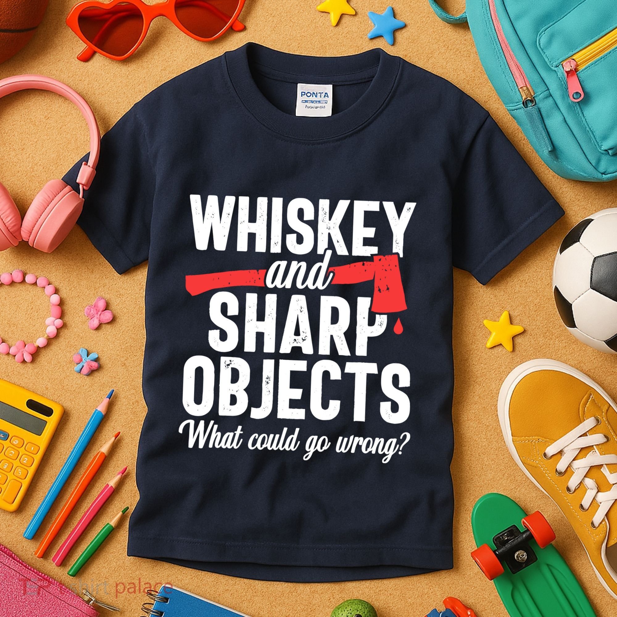 Axe Throwing Funny Targets Hatchet Lumberjack Gift Kids T-Shirt
