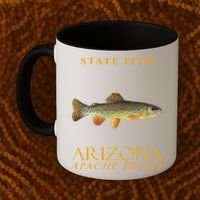 Arizona Territory Fish The Apache Trout Coffee Mug thumb 2