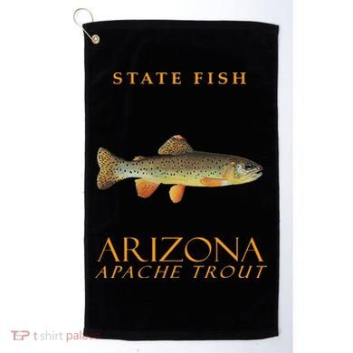 Arizona Territory Fish The Apache Trout Golf Towel
