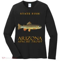 Arizona Territory Fish The Apache Trout Women's Long Sleeve Shirt thumb 0