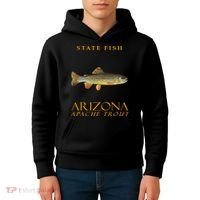 Arizona Territory Fish The Apache Trout Kids Hoodie thumb 4