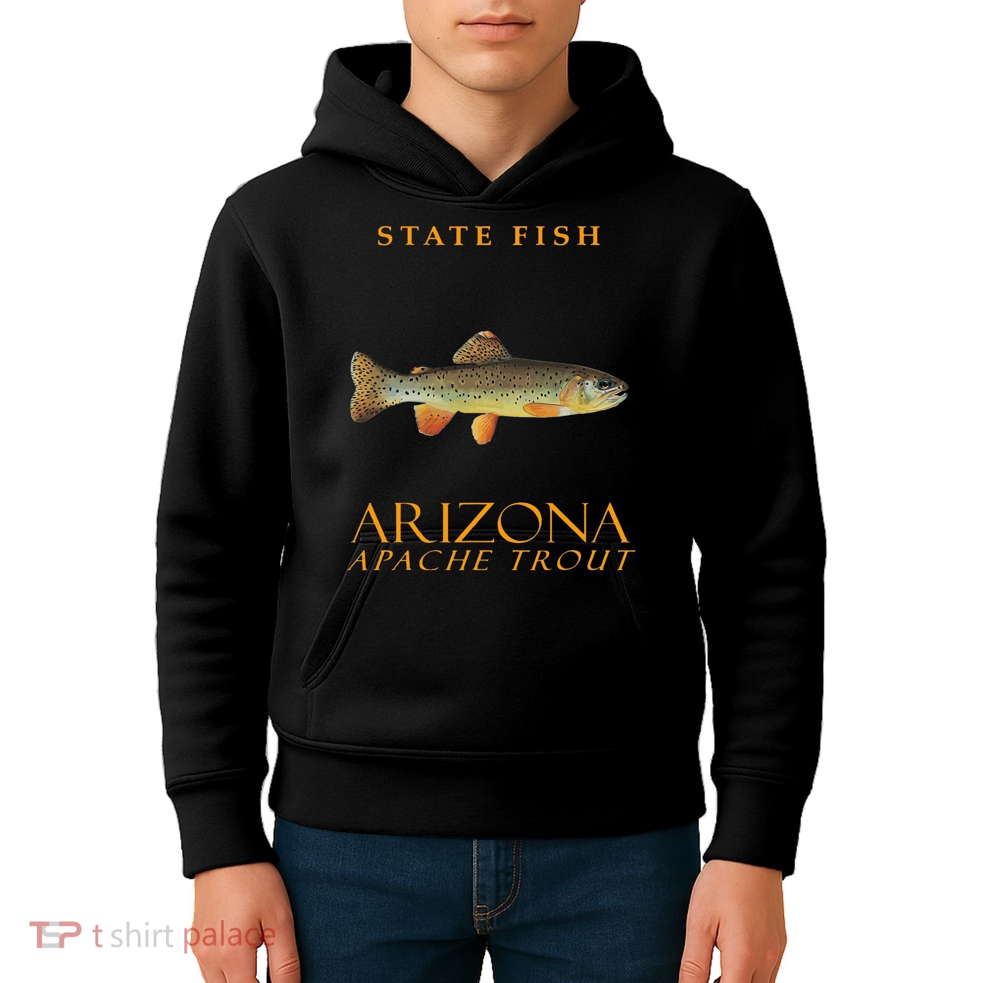 Arizona Territory Fish The Apache Trout Kids Hoodie