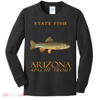 Arizona Territory Fish The Apache Trout Kids Long Sleeve Shirt thumb 0