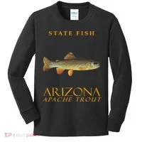Arizona Territory Fish The Apache Trout Kids Long Sleeve Shirt thumb 0
