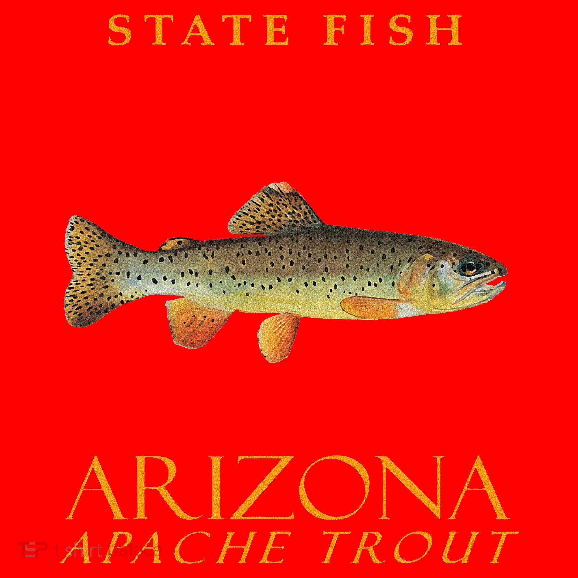 Arizona Territory Fish The Apache Trout Santa Hat