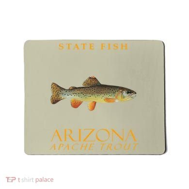 Arizona Territory Fish The Apache Trout Mousepad