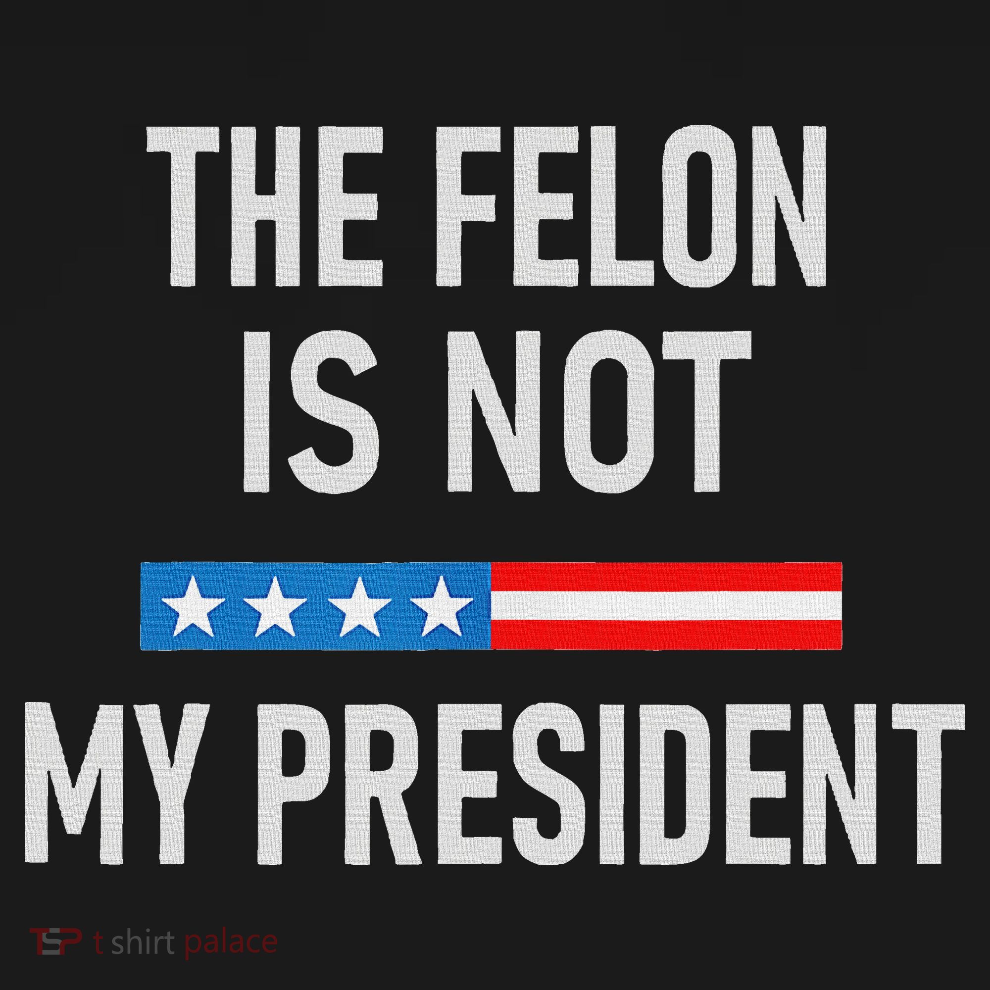 Anti Trump Felon Not My President Women's Hoodie