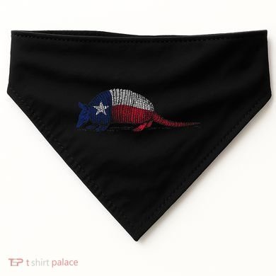 Armadillo Texas Flag USA-Made Doggie Bandana