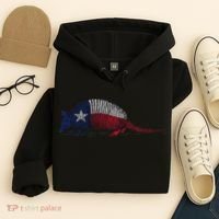 Armadillo Texas Flag Hoodie thumb 4