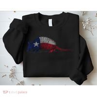 Armadillo Texas Flag Sweatshirt thumb 2