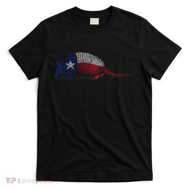 Armadillo Texas Flag T-Shirt