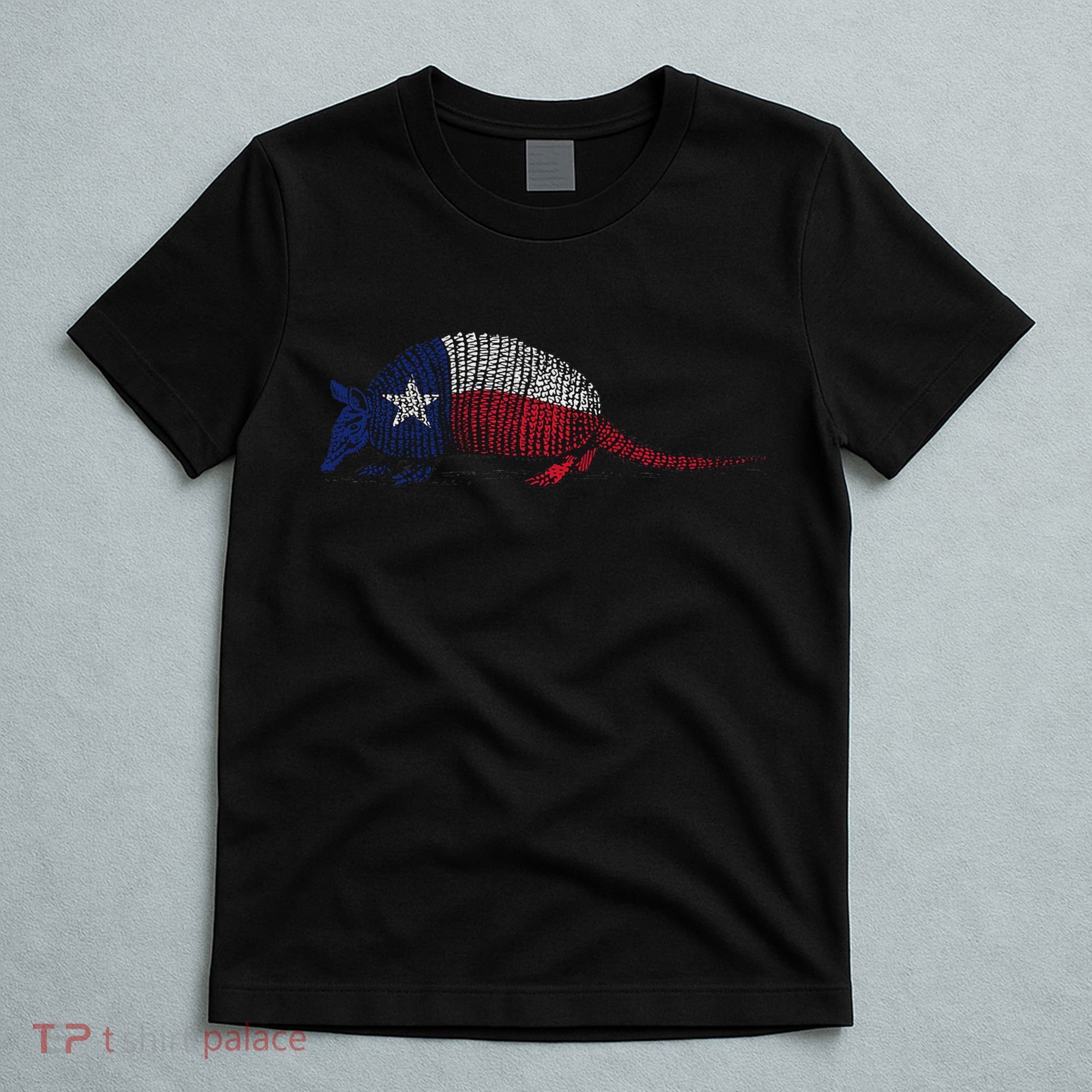 Armadillo Texas Flag T-Shirt