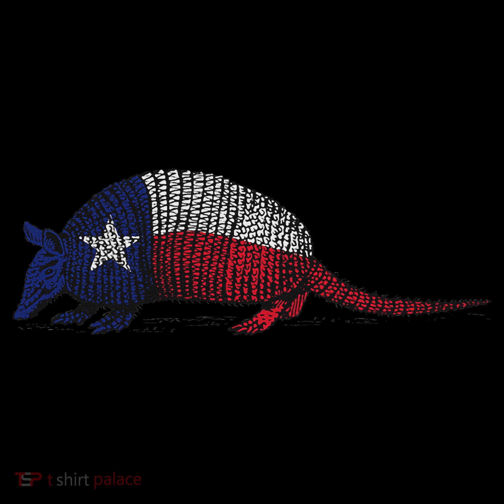Armadillo Texas Flag T-Shirt