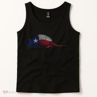 Armadillo Texas Flag Tank Top thumb 2