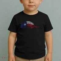 Armadillo Texas Flag Toddler T-Shirt thumb 2