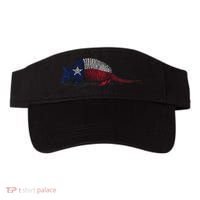 Armadillo Texas Flag Visor thumb 0