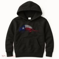 Armadillo Texas Flag Kids Hoodie thumb 0
