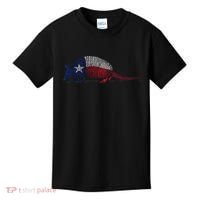 Armadillo Texas Flag Kids T-Shirt thumb 0