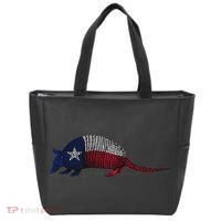 Armadillo Texas Flag Tote Bag thumb 0