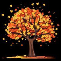 Autumn Tree Fall Lover Coaster thumb 2
