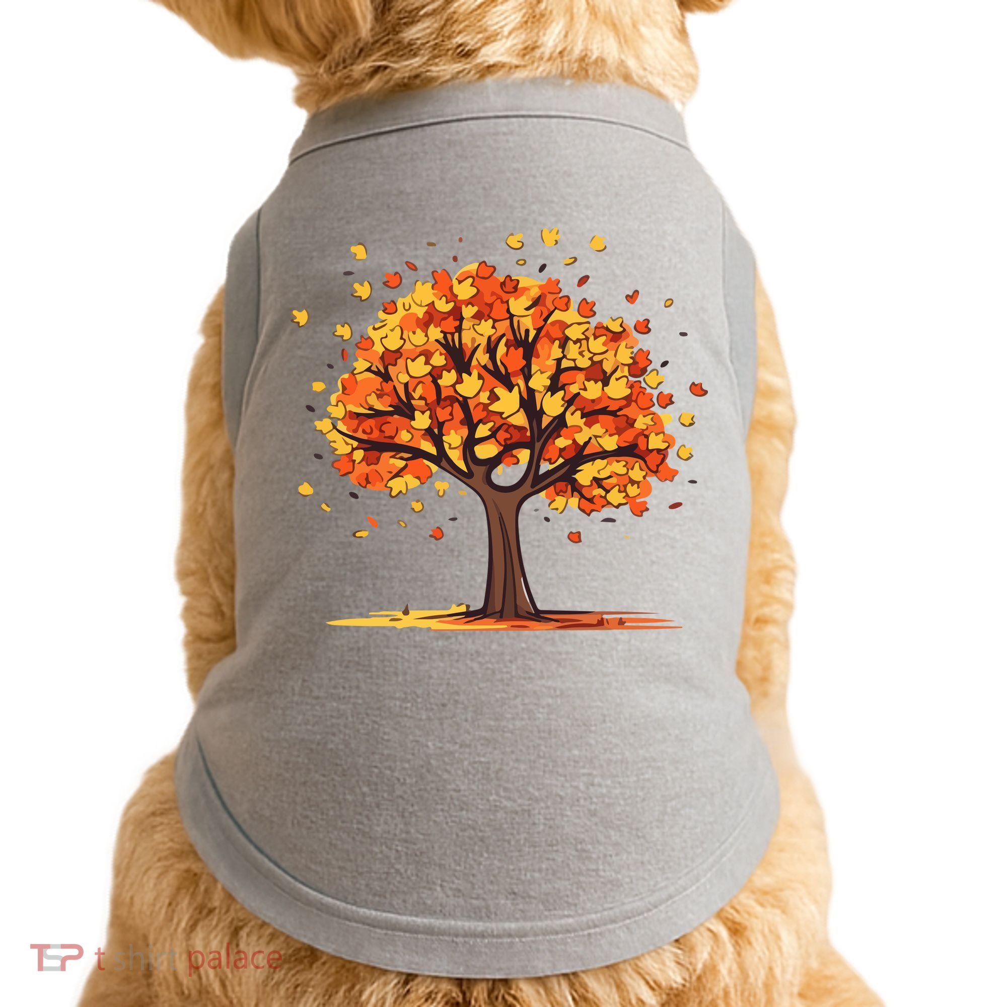 Autumn Tree Fall Lover Doggie Tank
