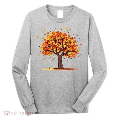 Autumn Tree Fall Lover Long Sleeve Shirt