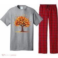 Autumn Tree Fall Lover Pajama Set thumb 0