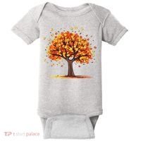 Autumn Tree Fall Lover Baby Bodysuit thumb 0