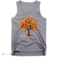 Autumn Tree Fall Lover Tank Top thumb 0