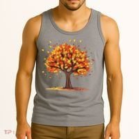 Autumn Tree Fall Lover Tank Top thumb 3