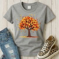Autumn Tree Fall Lover Women's T-Shirt thumb 3
